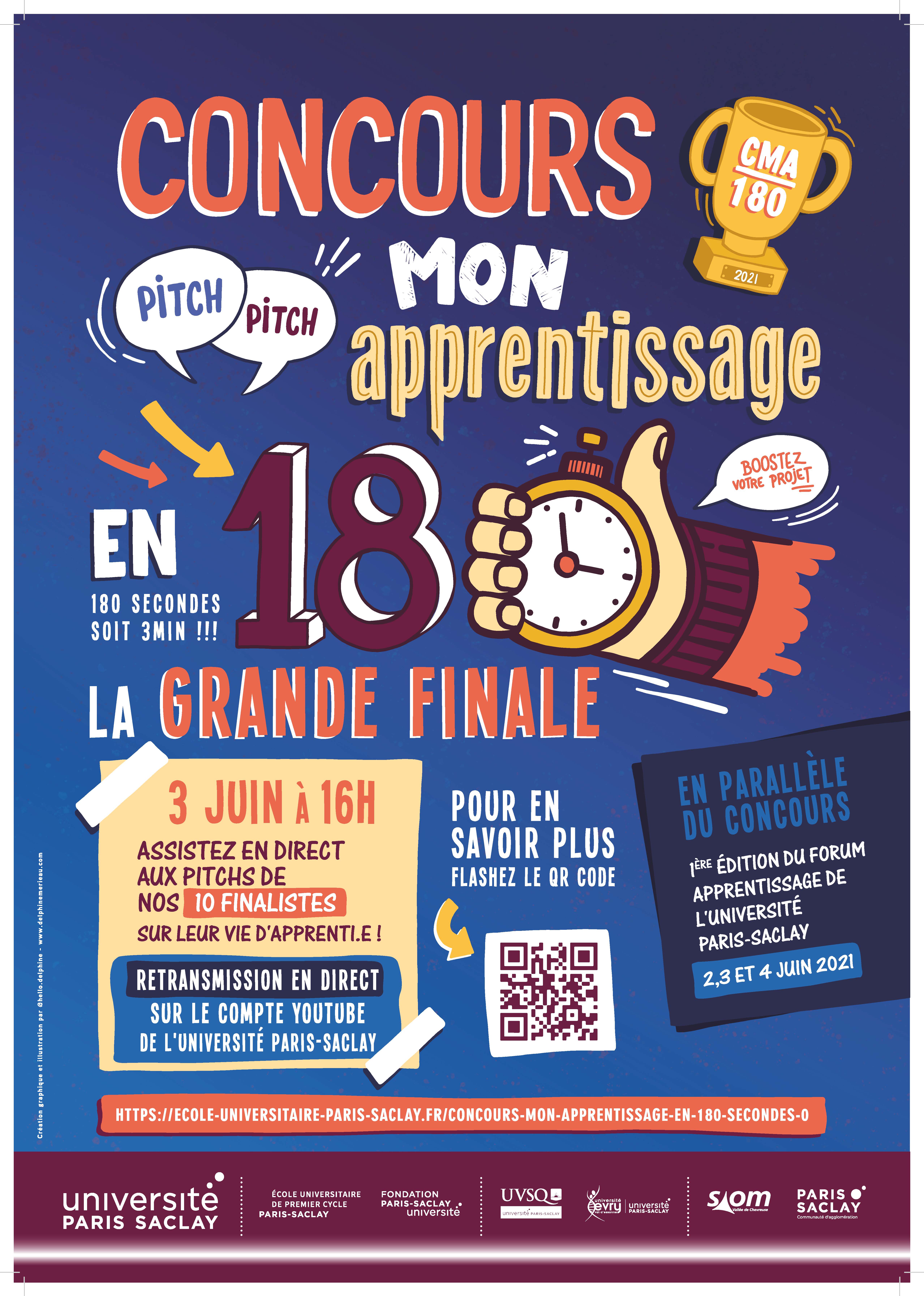 Affiche  du concours mon apprentissage