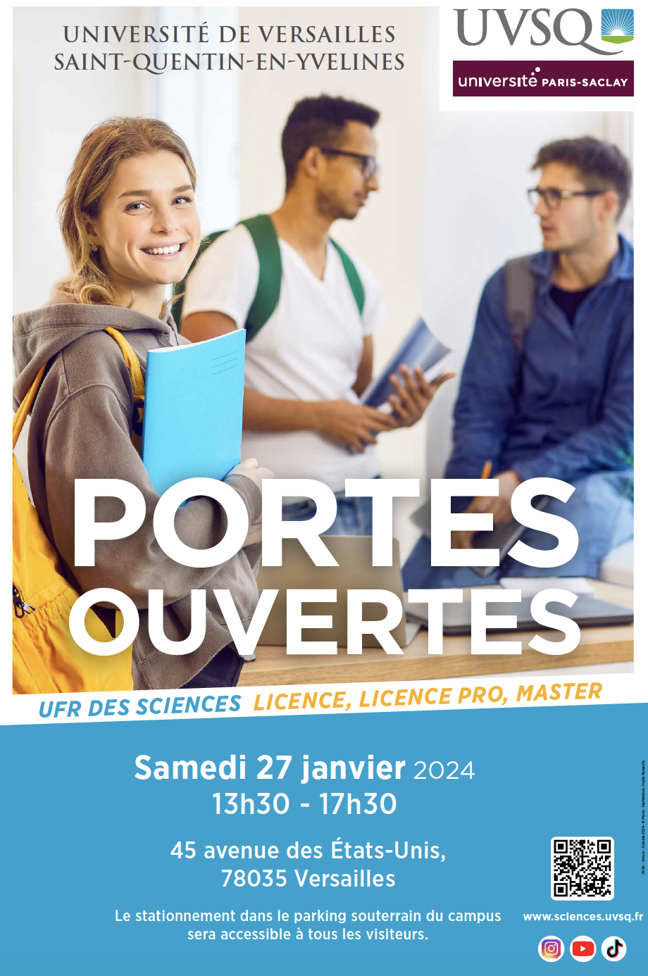 Journées portes ouvertes UFR Sciences 2024